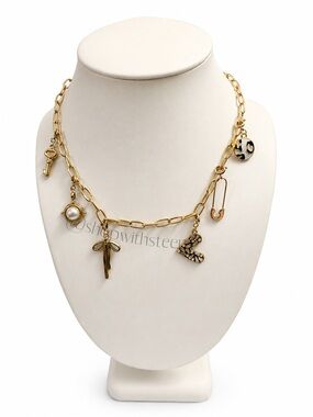 Gold Charm Necklace | Rare Limited Edition Plunder Private Label Exclusive